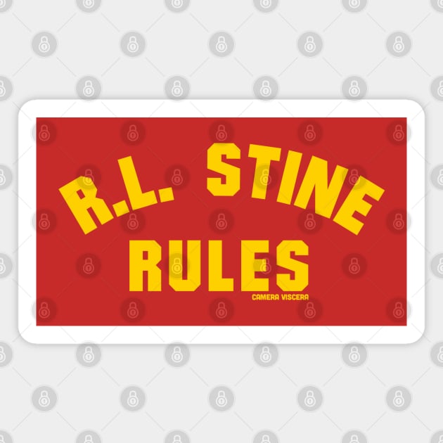 R.L. STINE RULES Magnet by cameraviscera